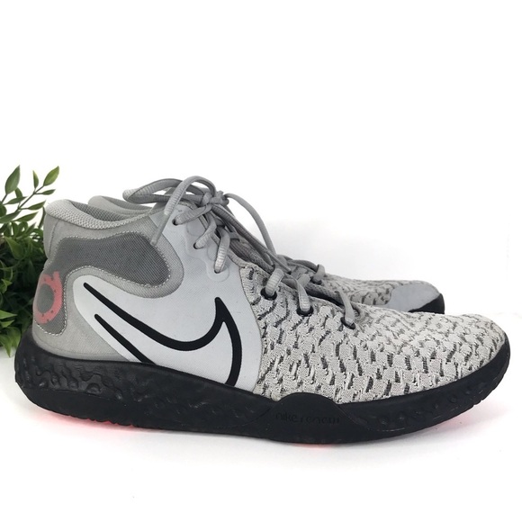 NIKE KD Trey 5 VIII Smoke Gray Pink Basketball Sneakers 10.5